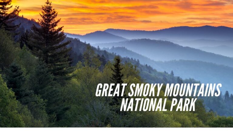 Great Smoky Mountains National Park 13 miles away