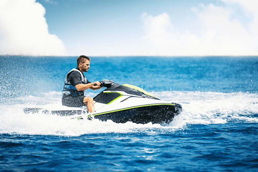 man doing Jet Skiing