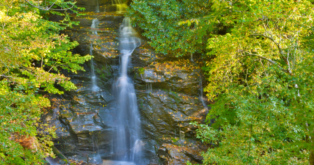 Soco Falls in the Great Smoky Mountain