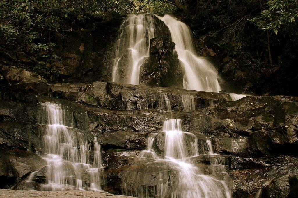 Laurel Falls in Smoky Mountains